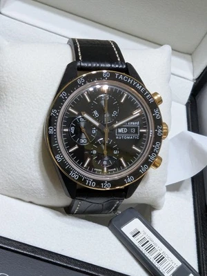 NEW Louis Erard Sportive Chronograph Automatic Black Dial Men's Watch 44mm - Image 1 of 4