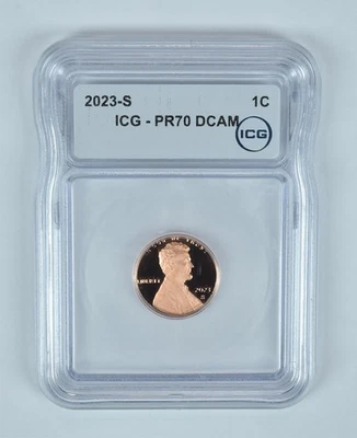 2023-S Lincoln Shield Cent PR70 DCAM ICG *3982 - Image 1 of 4