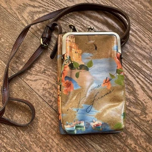 Patricia Nash French Riviera Pertina Crossbody Bag P754530 RFID Travel Vacay - Picture 1 of 6