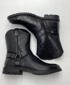 Frye Orson Men's Leather Motorcycle Boot Black Size 10.5 M - Picture 1 of 5