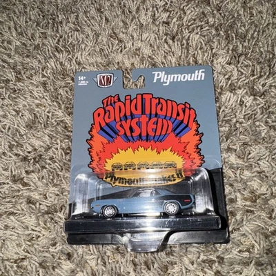 M2 Machines 1:64The Rapid Transit System 1971 Plymouth Cuda 383 - Image 1 of 2