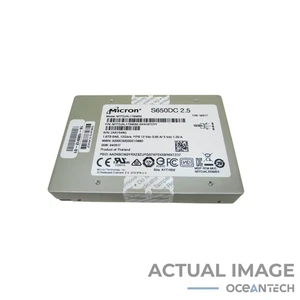 Micron MTFDJAL1T6MBS 1.6TB SAS 12Gb/s S650DC 2.5" Solid State Drive w60 - Picture 1 of 2