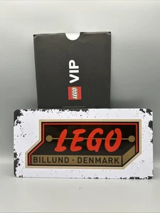 LEGO VIP 1950'S RETRO TIN Exclusive License Plate Billund Denmark 5007016 New - Picture 1 of 4