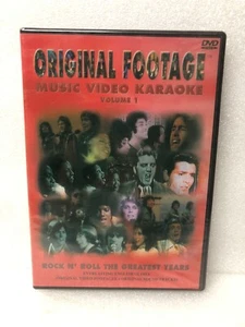 BRAND NEW SEALED ORIGINAL FOOTAGE KARAOKE DVD #1-Rock N R DVD - Imagen 1 de 4