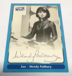 2000 Strictly Ink Doctor Who Trading Card Autographed Zoe-Wendy Padbury - Picture 1 of 3