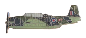 Grumman TBF Avenger Royal Navy RN Fleet Air Arm FAA Pin Badge - LAST FEW - Picture 1 of 3