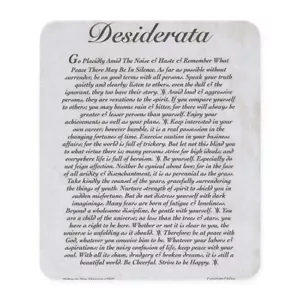 CafePress The Desiderata Poem By Max Ehrmann Mousepad (1174952704) - Picture 1 of 5