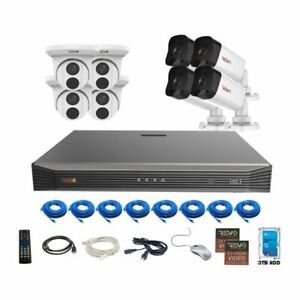 Revo 16Ch 4K Security System - 3TB HDD, 4 x 4K Bullet Cameras and 4 x 4K Turret 