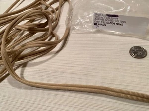 7 yards SAMUEL & SONS Julienne Double Welting Sandstone Passementerie Trim - Picture 1 of 18