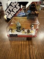 STAR WARS BATTLE PACKS UNLEASHED 2007 TROUBLE ON TATOOINE JAWAS AND DROIDS NIP!!