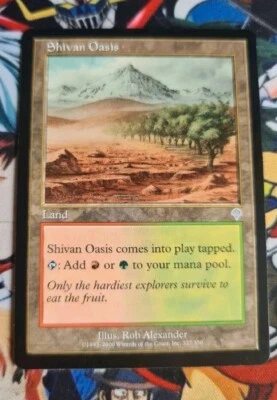 MTG Shivan Oasis 🇬🇧 Nm Card Magic the Gathering Invasion OG Card - Bild 1 von 4