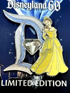 BELLE Disneyland 60th Anniversary Diamond D LE 3000 Pin 9 of 12 DLR 2016 Beast