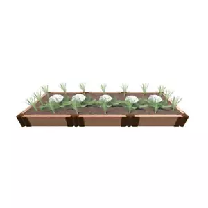 Frame It All Raised Garden Bed 2'X6'X5.5" Composite Modular Rectangular Brown - Picture 1 of 2