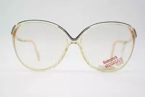Vintage Glasses Rodenstock Exclusiv DE LUXE 7003 Transparent Blue Gold Oval - Picture 1 of 6