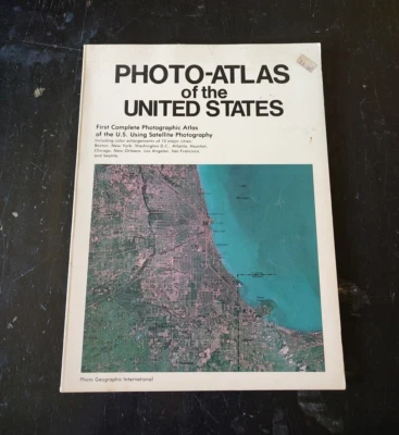 Vintage 1975 Photo-Atlas of the United States First Complete Photographic Atlas Foto 1 de 4