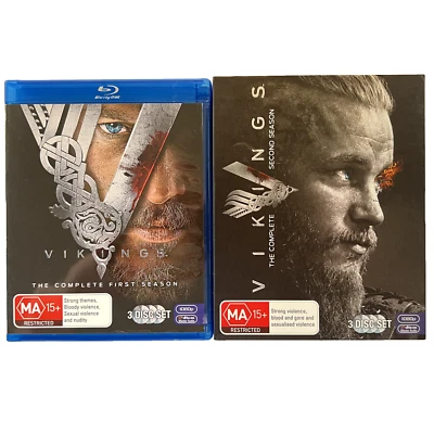 Vikings, Seasons 1 + 2 Blu-ray, Region B, Includes Special Features - Image 1 of 3