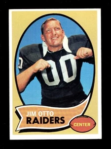 Jim Otto Raiders Ex 1A 1970 Topps #114 - Imagen 1 de 2