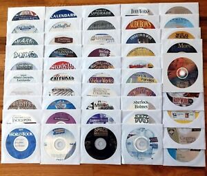 Lot de 100 CD-ROM MISC 1&2 - Lot de logiciels PC CLEARANCE - CD NEUFS en pochettes