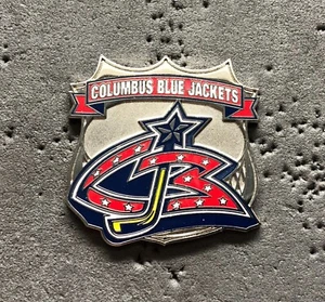 Columbus Blue Jackets Silver Puck NHL Hockey Pin - Bild 1 von 1