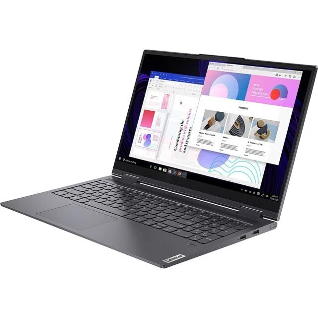 Lenovo Yoga 7 14ITL5 14" (512GB SSD, Intel Core i5-1135G7, 2.40GHz, 12GB RAM) 2 in 1 Laptop - Slate Gray (82BH00DNUS)
