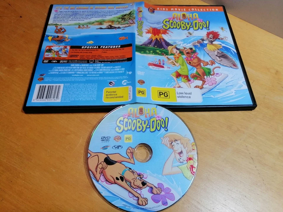 SCOOBY-DOO - Aloha Scooby-Doo! - RARE Australian WB Kids Issue Region 4 Dvd - image 1 of 1