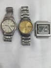 Lot Of 3  Seiko Automatic Vintage Watches For Parts And Repair