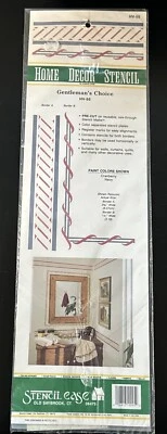 Home Decor Stencil Ease HV-55 Gentleman’s Choice New & Sealed With Instructions - Image 1 of 4