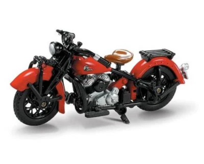 1945 Indian Chief Motorcycle Die Cast with Plastic G scale Model 1:32 New Ray - Image 1 of 3