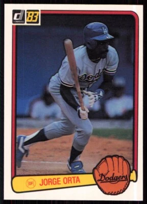 1983 Donruss Jorge Orta Los Angeles Dodgers #388 - Image 1 of 2
