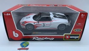 Bburago Porsche 918 Weissach, automodello scala 1:24 - 1:25, vintage (2390) - Foto 1 di 7