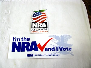 Calamita frigorifero e striscione politico vintage NRA Atlanta Meeting 2017**IN OFFERTA - Foto 1 di 4