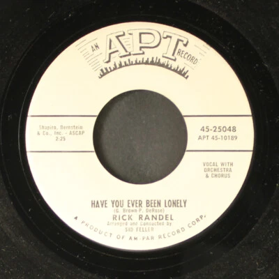 RICK RANDEL: mister butterfingers APT 7" Single 45 RPM - Image 1 of 2