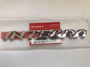 INTEGRA RSX DC5 SILVER EMBLEM JDM SILVER BRAND NEW GENUINE HONDA OEM 75722S6M003 - Picture 1 of 8