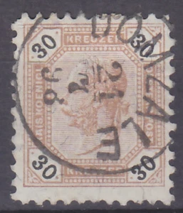 AUSTRIA - issue 1891 Mi.: 65 E - mit LUXUS Stempel DOMŽALE 1898 - SLOWENIEN - Picture 1 of 1