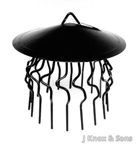 Chimney Bird Cage Guard 3 in 1 Rain Cap Anti Down Draught Fire Hood Crow Safety - Picture 1 of 5