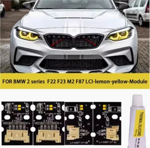 DRL FOR  BMW 2 Series F23 F22 F87 M2 LCI 18-20 LED BOARD Golden Eye Lemon Yellow - Bild 1 von 4