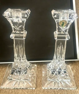 Waterford Lismore 8in Candlestick Pair Set of 2 # 136679 Boxed w/tags - Picture 1 of 2