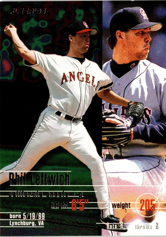 1995 Fleer Baseball Card #229 Phil Leftwich - Image 1 of 1