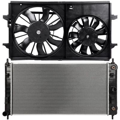 Kit de ventilador de refrigeração de radiador elétrico para 2008-2012 Chevrolet Malibu 2.4L 2384CC - Imagem 1 de 4