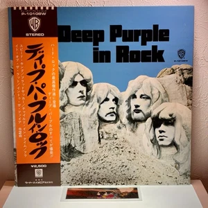 Deep Purple – In Rock/LP Vinyl 1976 P-10108W Japan w/OBI EX/EX Audiophile - Foto 1 di 16