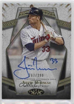 2022 Topps Tier One Prime Performers Auto 262/299 Justin Morneau #PPA-JM - Image 1 of 3