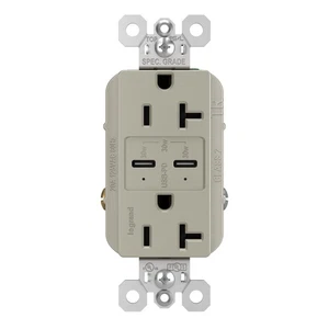 TR20USBPDNI Power Delivery USB Outlet, Nickel - Picture 1 of 6