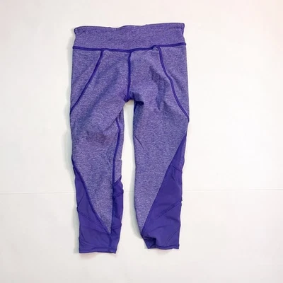 Ivivva Cropped Purple Leggings, Size 12 - Image 1 of 4