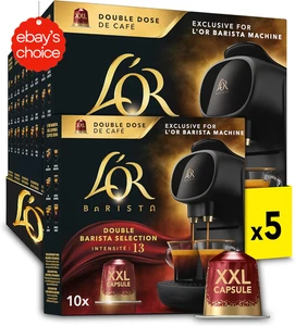 L'OR Double Intensity 13 Coffee Capsules Fit L’OR BARISTA Machines 50 Pack - Picture 1 of 9