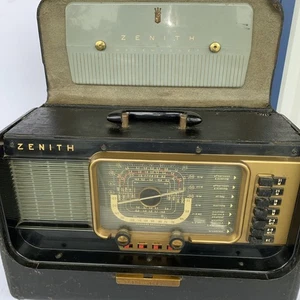 RICEVITORE RADIO vintage ZENITH Trans-Oceanic modello H500 5H40 banda mondiale - Foto 1 di 8