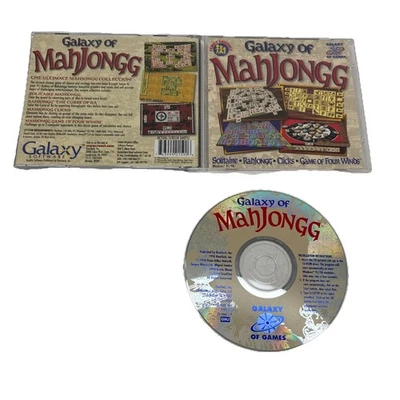 Galaxy Of Mahjongg PC CD-ROM Computer Game 1998 - Image 1 of 4