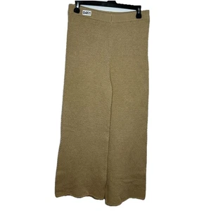 Free People FP Strandhose Hailee Damen XS beige Waffelstrick weites Bein Resort - Bild 1 von 8