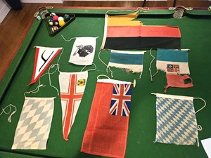 Antiguo 9x Banderas Barco Náutico Marítimo Bandera Baviera Alemania etc. - Imagen 1 de 22