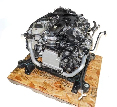 17-19 MERCEDES GLE43 GLE400 GLS450 X166 3.0L TWIN TURBO ENGINE ASSEMBLY (113k) Foto 1 de 4