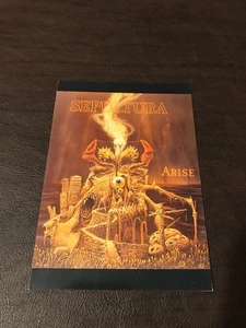 6 X 4 MUSIC UNPOSTED POSTCARD - SEPULTURA - ARISE - Picture 1 of 2